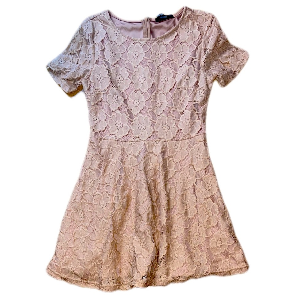 Pink Lace dress from Forever 21 2013